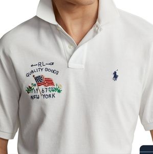 Polo Ralph Lauren men's custom fit mesh flag shirt